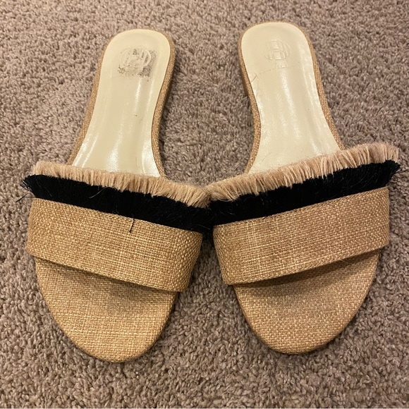 House of Harlow 1960 X REVOLVE Miller Slide in Natural - Picture 2 of 9